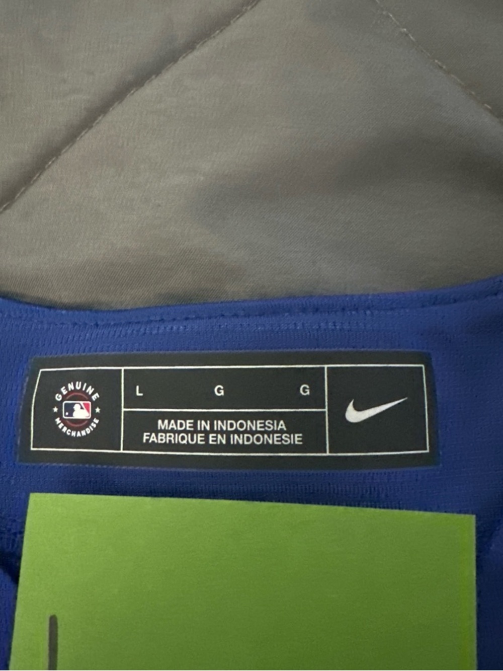 Nike MLB Los Dodgers Royal Blue Button Jersey large - Picture 2 of 7